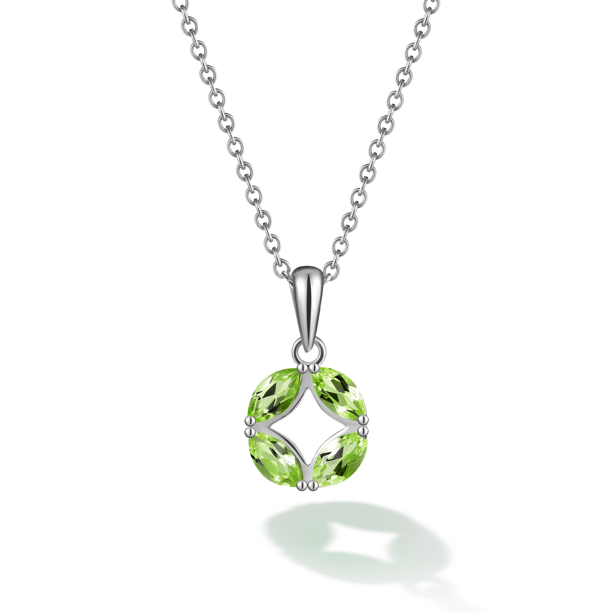 INFANTA Кулон Маркизы Principessa Marchese с хризолитами в серебре