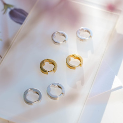 EKATERINA TOLSTAYA Серьги Замочки Сатин