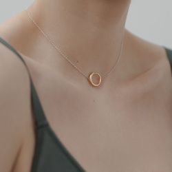 MS. MARBLE подвеска-чокер Meditation позолота