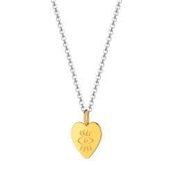 MS. MARBLE подвеска Third eye на цепочке позолота