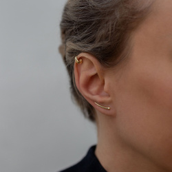 INFANTA Кафф Spirale Спираль позолота