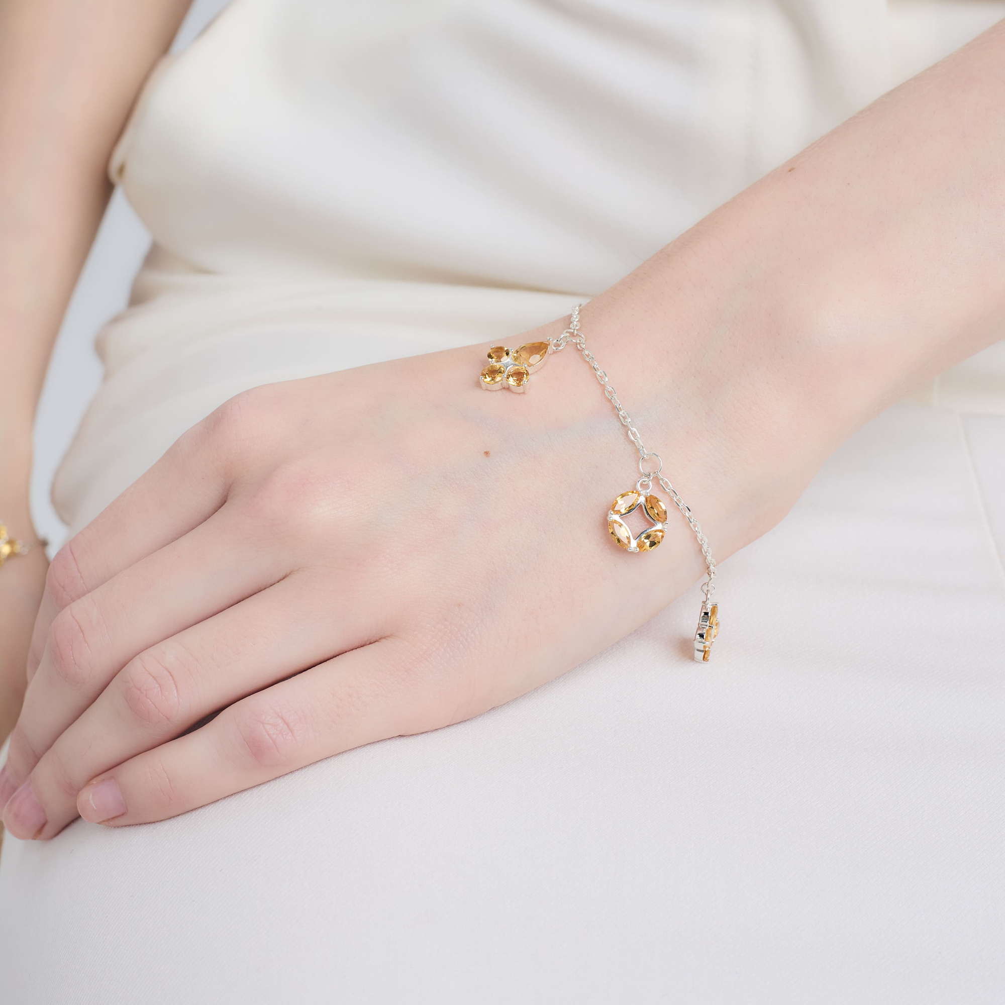 INFANTA Браслет Principessa Ciondolo с цитринами