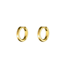 INFANTA Серьги круглые Base 8 на 8 позолота