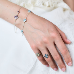 INFANTA Кольцо печатка Principessa Sigillo с цитрином