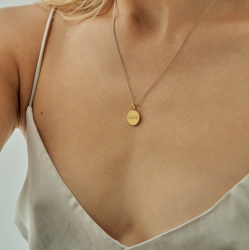 MS. MARBLE подвеска Make a wish позолота (11.11/22.22)