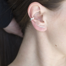 INFANTA Кафф Abbraccio Объятия серебро