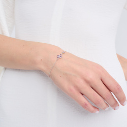 INFANTA Браслет Principessa Asimmetrico с аметистами