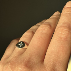 INFANTA Кольцо печатка Principessa Sigillo с топазом