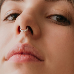 INFANTA Серьга в нос Cesto Корзинка серебро