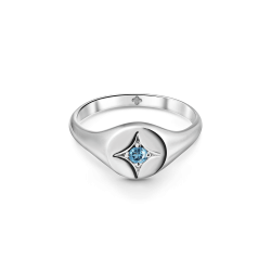 INFANTA Кольцо печатка Principessa Sigillo с топазом