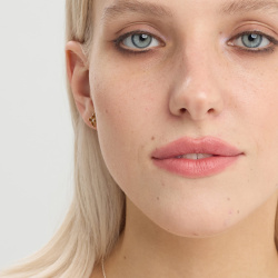 INFANTA Пусеты Principessa piccolo Quadrifoglio с цитринами в серебре