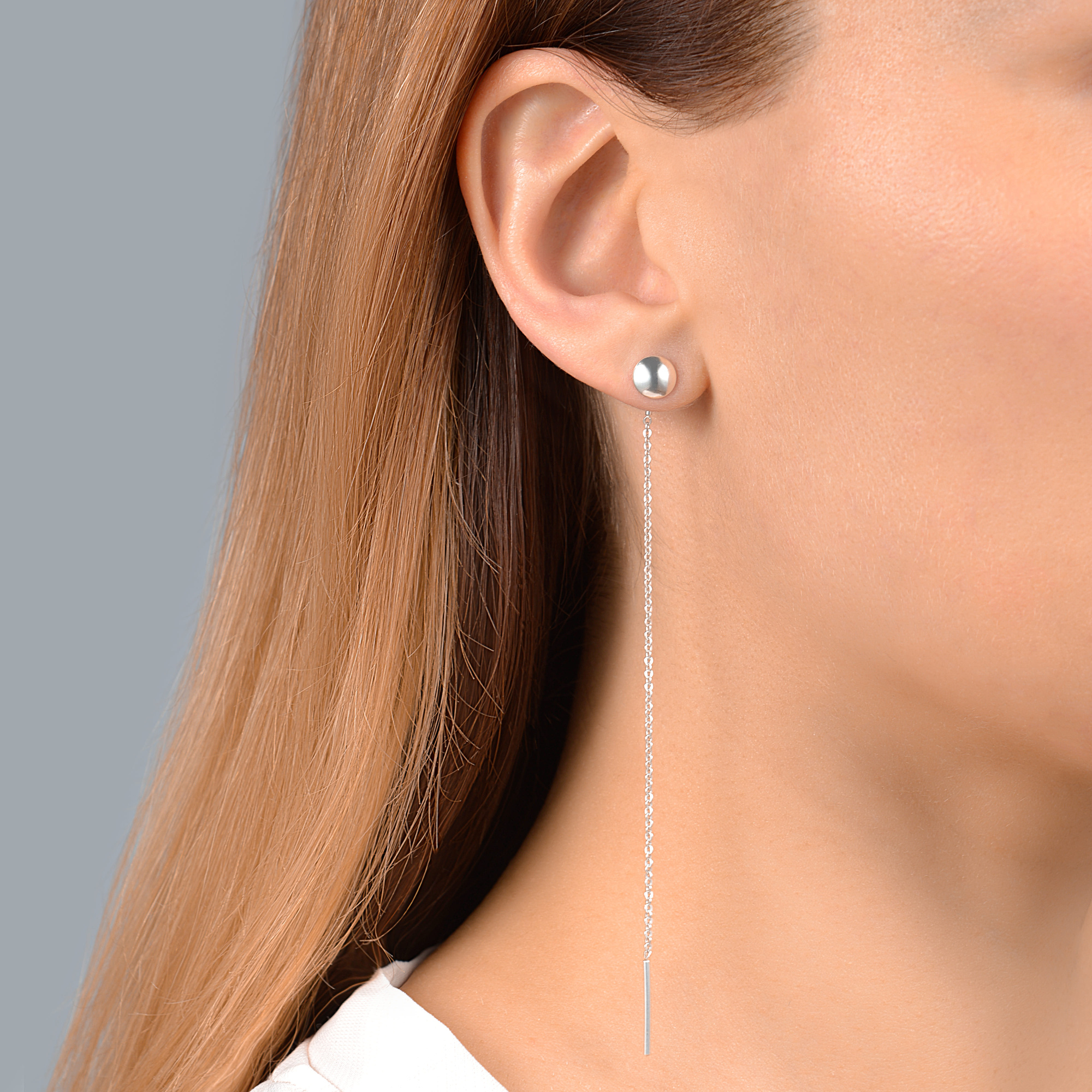 INFANTA Серьги-протяжки Lente 100 серебро