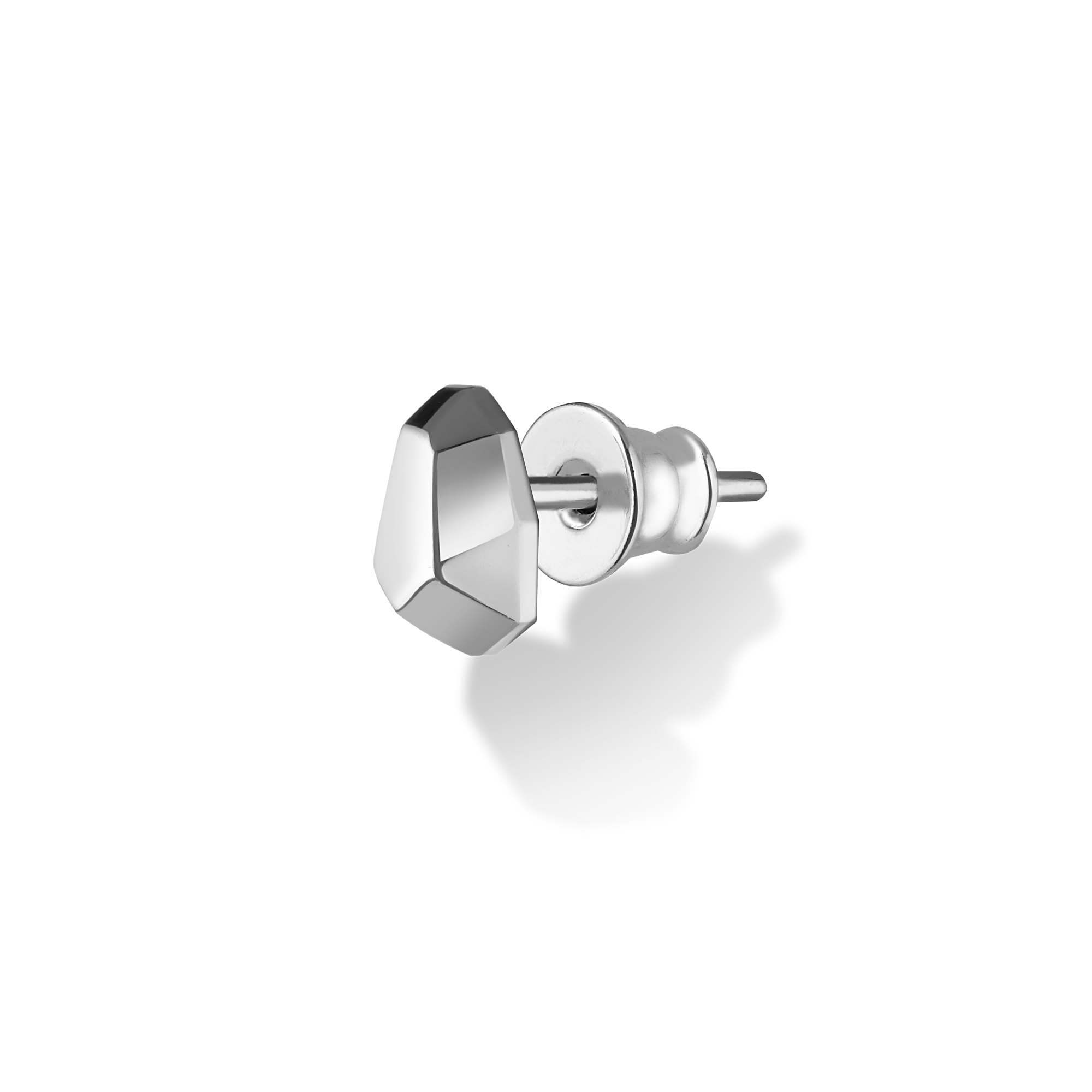 INFANTA Моносерьга Полигон серебро