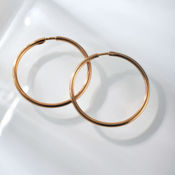 IR Серьги-кольца Конго 20 (позолота)