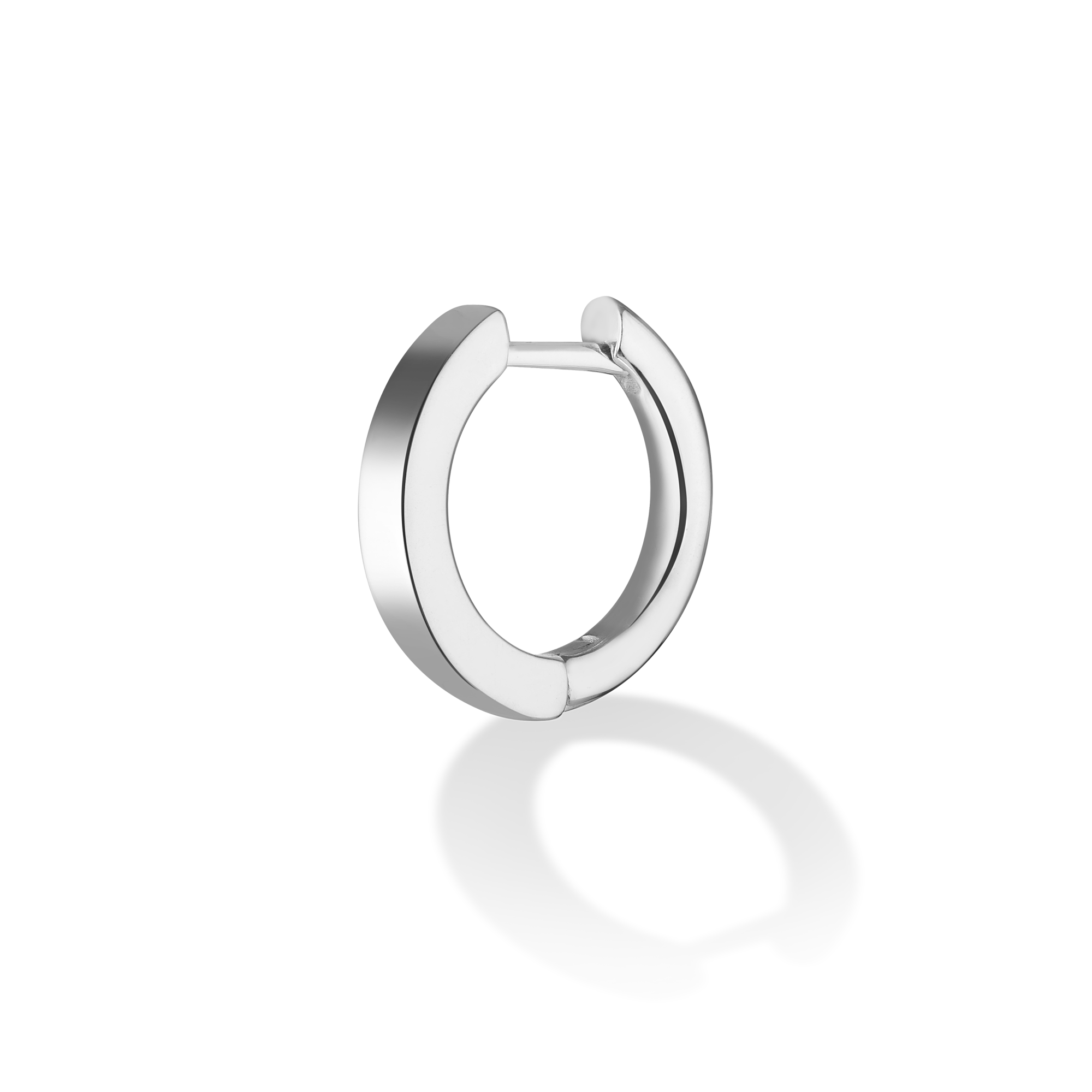 INFANTA Моносерьга Круг - Квадрат серебро