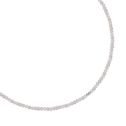 MS. MARBLE Чокер с лунным камнем серебро