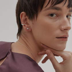 INFANTA Кафф Otto Восьмерка серебро