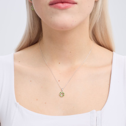 INFANTA Кулон Маркизы Principessa Marchese с хризолитами в серебре