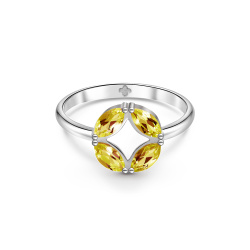 INFANTA Кольцо Principessa Marchesa с цитринами в серебре