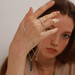 MS. MARBLE подвеска Ra позолота