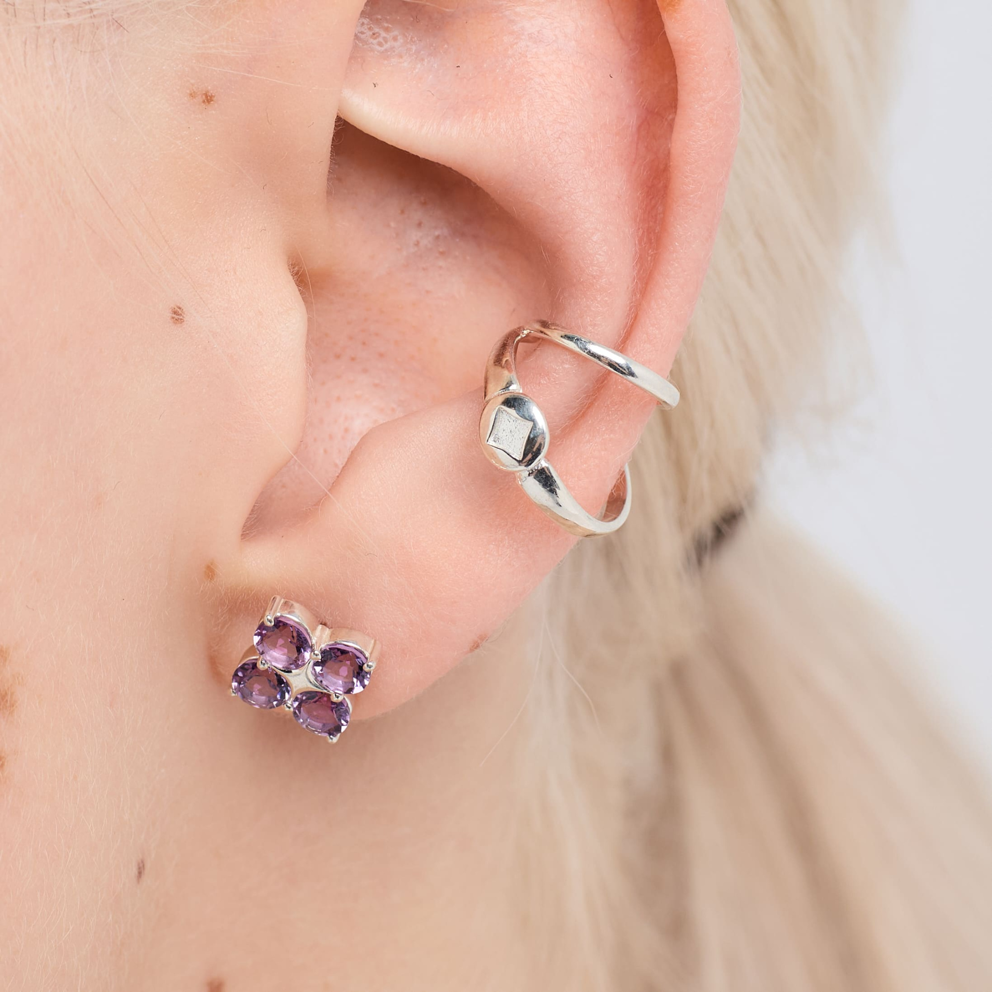 Комплект Principessa с аметистами