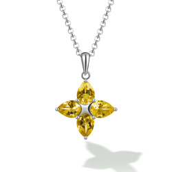 INFANTA Кулон Principessa Pere с цитринами груша