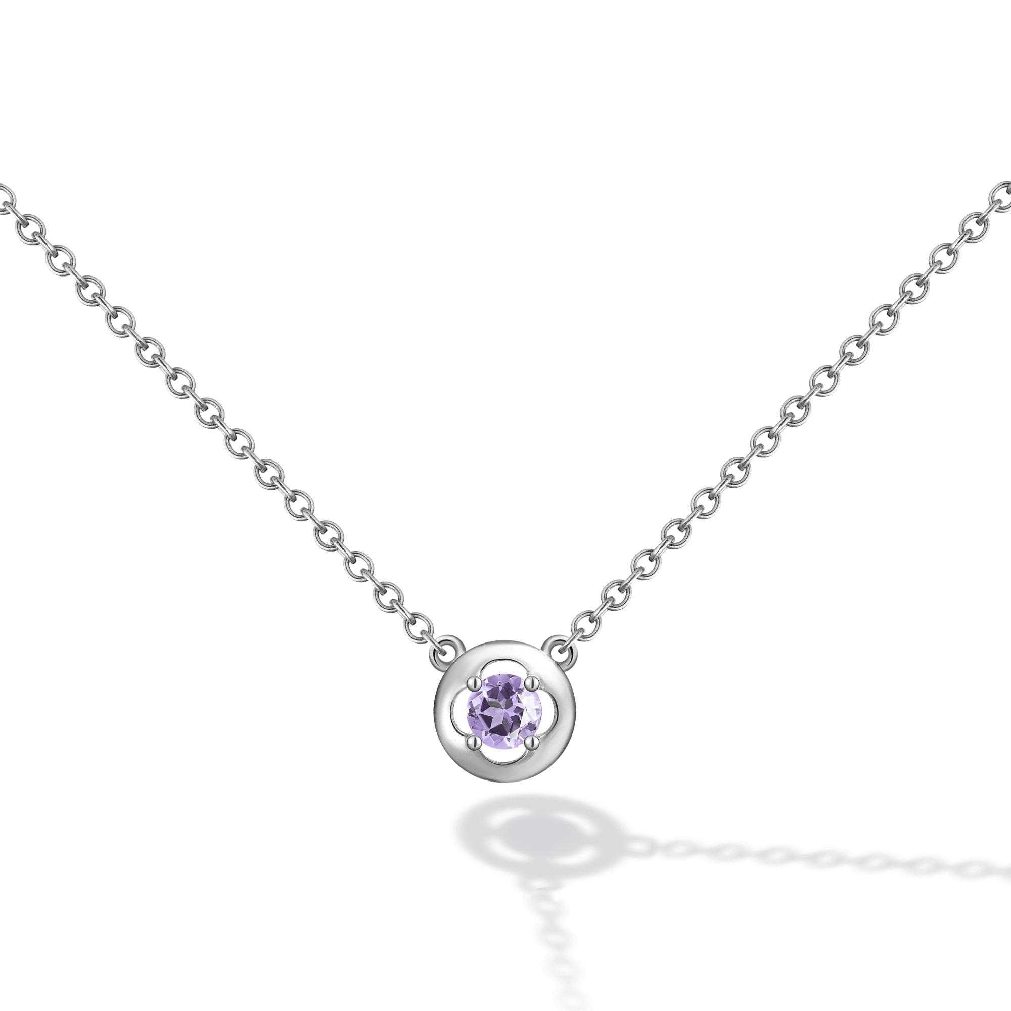 INFANTA Чокер Principessa Cerchio с аметистом в серебре