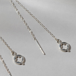 INFANTA Серьги-протяжки Lo 115 серебро