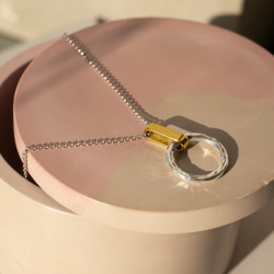 EKATERINA TOLSTAYA Кулон с латунью на цепочке