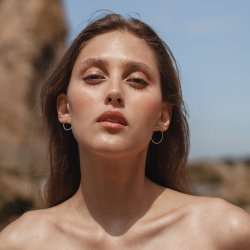 URBAN ISLAND серьга Essential Circles L (1 шт)