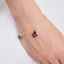 INFANTA Браслет Principessa Ciondolo с гранатами