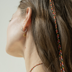 MS. MARBLE серьга Ra с солнцем MAXI