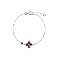 INFANTA Браслет Principessa Asimmetrico с гранатами