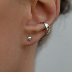 INFANTA Кафф Polsino C3 M c перем.сечением серебро